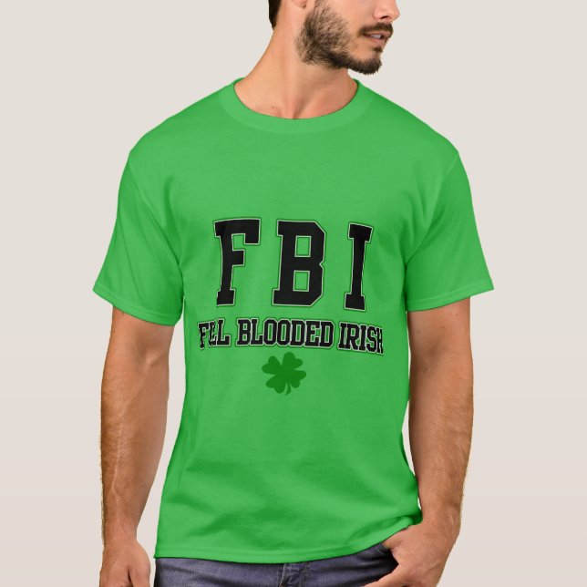 Camisa irlandesa completamente sangrienta del FBI (Anverso)