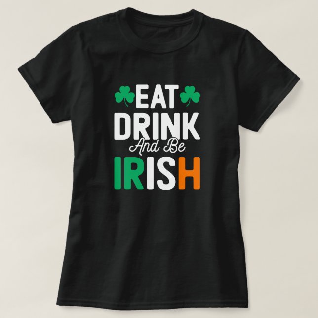 Camisa irlandesa de St. Patrick (Diseño del anverso)