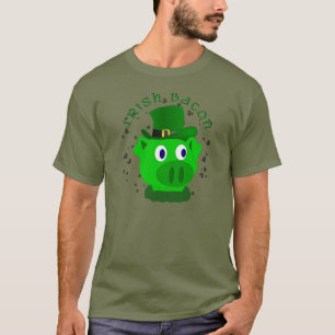 Camisa irlandesa divertida del tocino