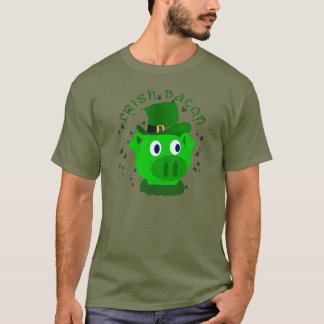 Camisa irlandesa divertida del tocino