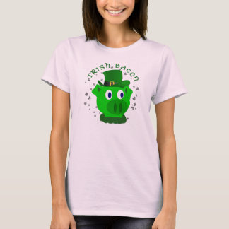 Camisa irlandesa divertida del tocino