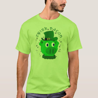 Camisa irlandesa divertida del tocino
