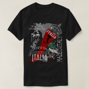 CAMISA ITALIANA DE LA BOTA HECHA EN ITALIA