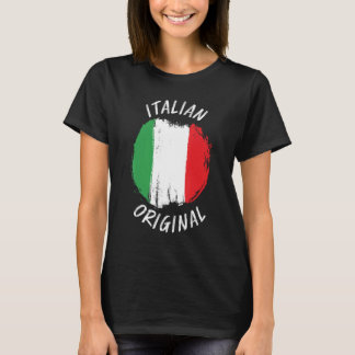 Camisa italiana original Italia Bandera Camisa Ita