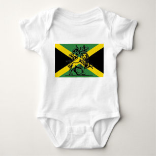 Camisa jamaicana de la broche del bebé de la