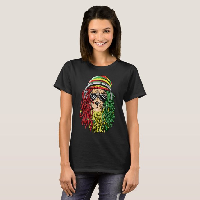 Camisa jamaicana de la música del reggae de (Anverso completo)