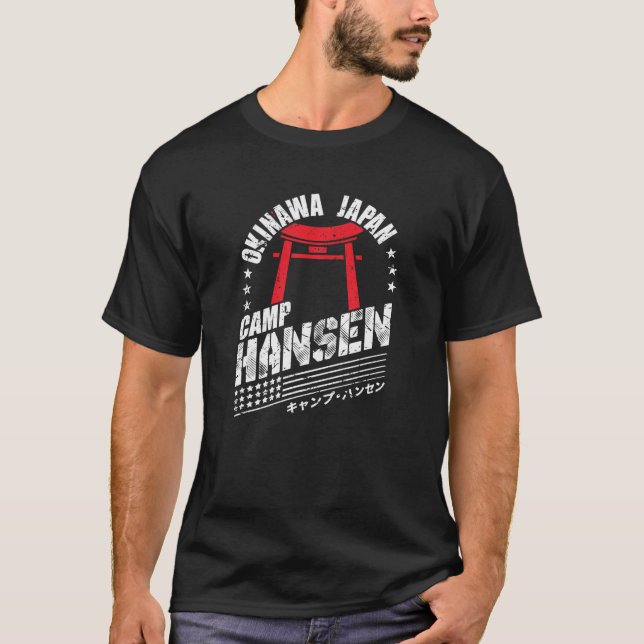 Camisa Japón del campamento Hansen Okinawa (Anverso)