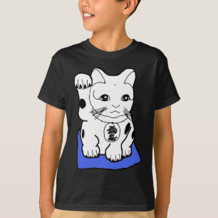 Camisa japonesa Maneki Neko (Gato Suertudo)