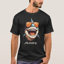Camisa Jawsome - Tee de tiburón sonriente divertid