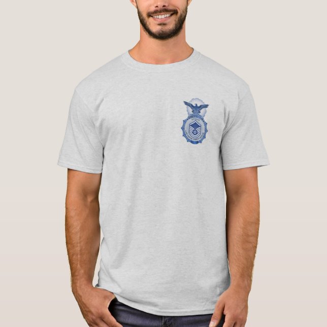 Camisa jubilada de MSgt de las Policías de (Anverso)