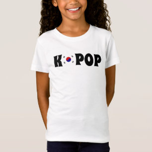 Camisa K-POP con bandera surcoreana