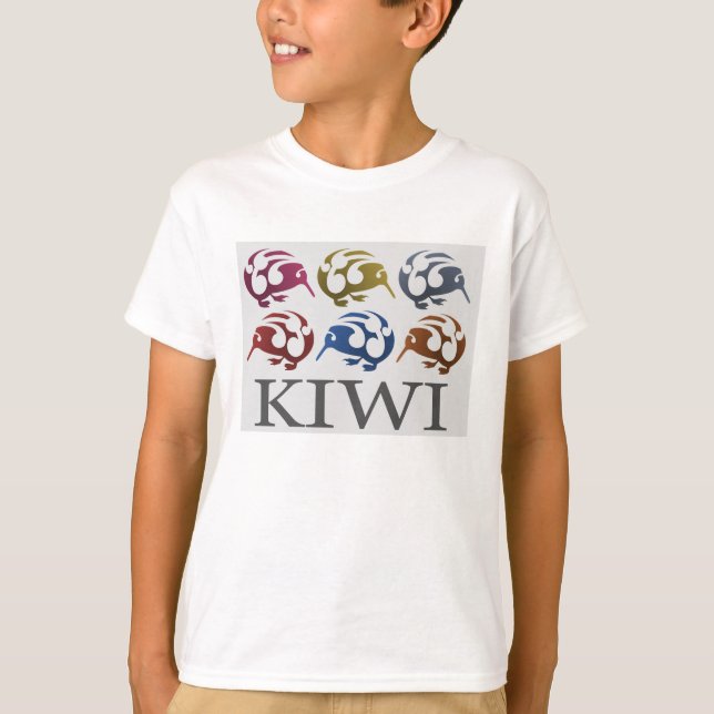 Camisa KIWI para aves de NUEVA ZELANDIA (Anverso)