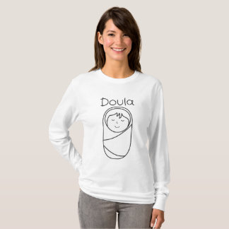 Camisa larga básica de Doula de la manga de las