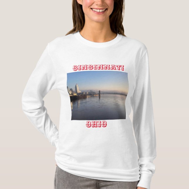 Camisa larga Cincinnati Ohio (Anverso)