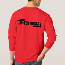 Camisa larga de la anestesia de la manga de los
