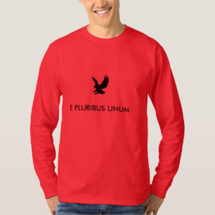 Camisa larga de la manga "E PLURIBUS UNUM"