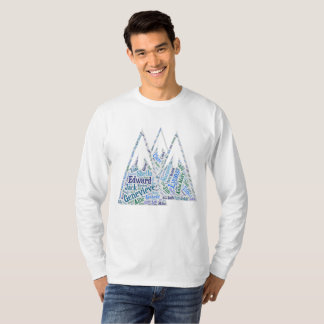 Camisa larga de la reunión de la manga de los
