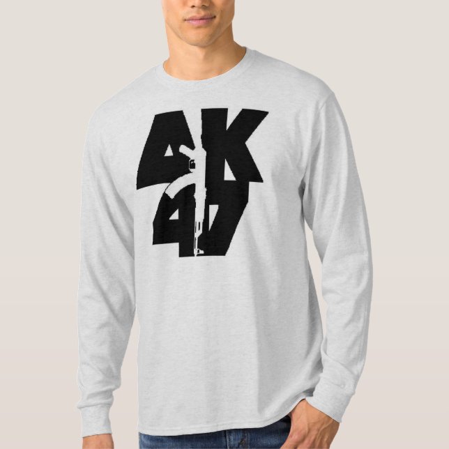 Camisa larga del sleve de AK-47 (Anverso)