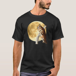 Camisa Largo-espigada Halloween de la luna del