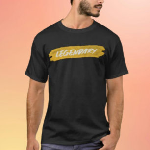 Camisa Legendaria de Trazo de Pincel – Motivaciona