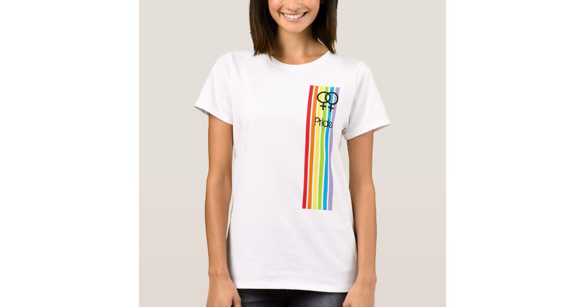 Camisa lesbiana del orgullo 