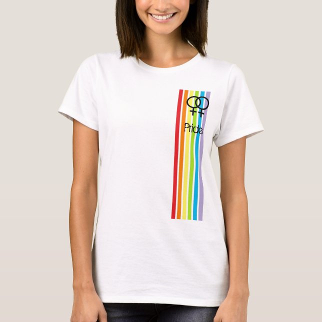Camisa lesbiana del orgullo (Anverso)