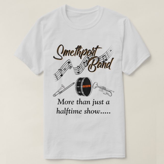 Camisa ligera de apoyo a la banda Smethport (Diseño del anverso)