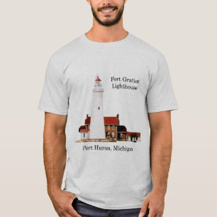 camisa ligera del faro de Fort Gratiot