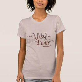 Camisa ligera tipográfica ornamental del d'arte de
