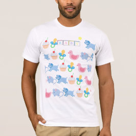 Camisa linda ABDL de la te adulta del bebé del AB/