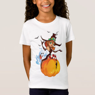 Camisa linda de Halloween de la bruja