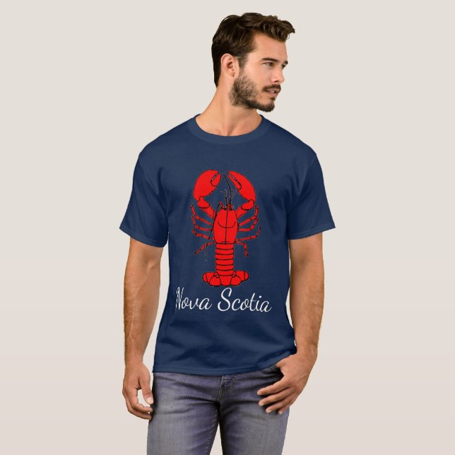 Camisa linda de la langosta de Nueva Escocia (Anverso completo)