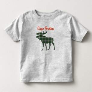 Camisa linda de los alces bretones del tartán del