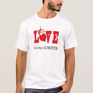 Camisa linda del amor de los cangrejos/de la