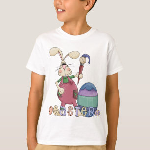 Camisa linda del conejito para los niños