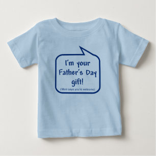 Camisa linda del día de padre para que bebé llev
