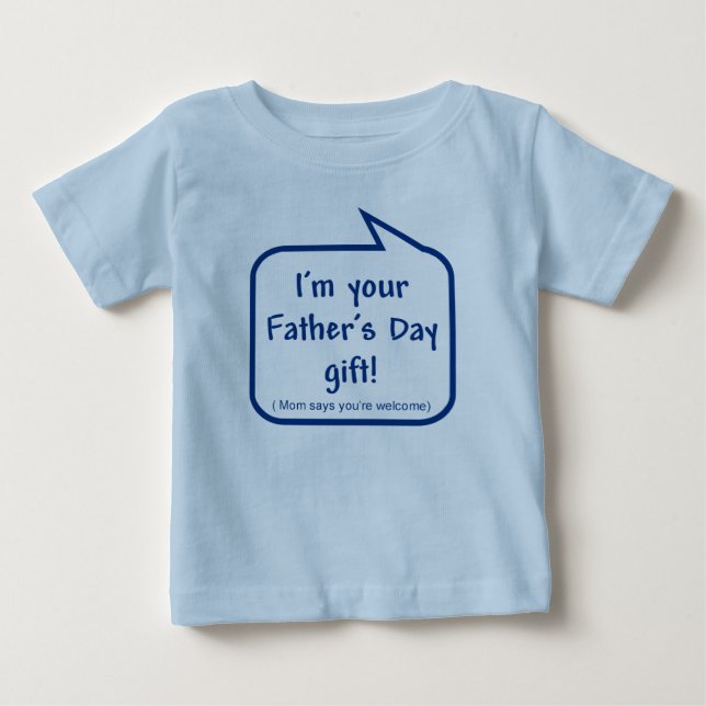 Camisa linda del día de padre para que bebé lleve (Anverso)