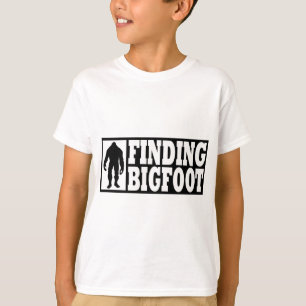 Camisa linda del logotipo de BIGFOOT QUE ENCUENTRA