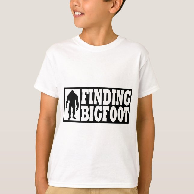 Camisa linda del logotipo de BIGFOOT QUE ENCUENTRA (Anverso)