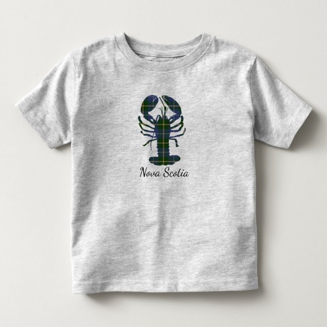 Camisa linda del tartán de la langosta de Nueva (Anverso)