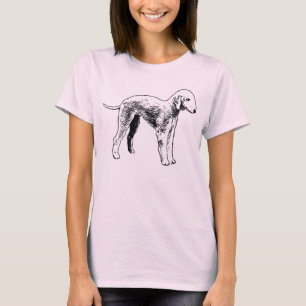 Camisa linda del terrier de Bedlington