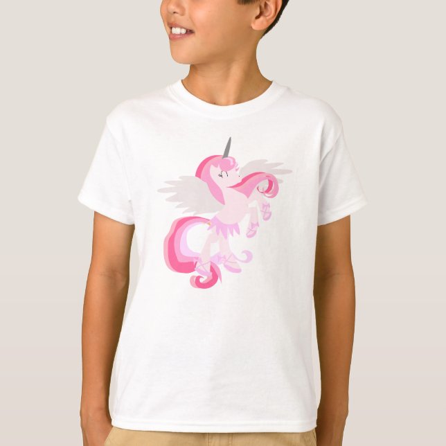 CAMISA LINDA del unicornio de la BAILARINA (Anverso)