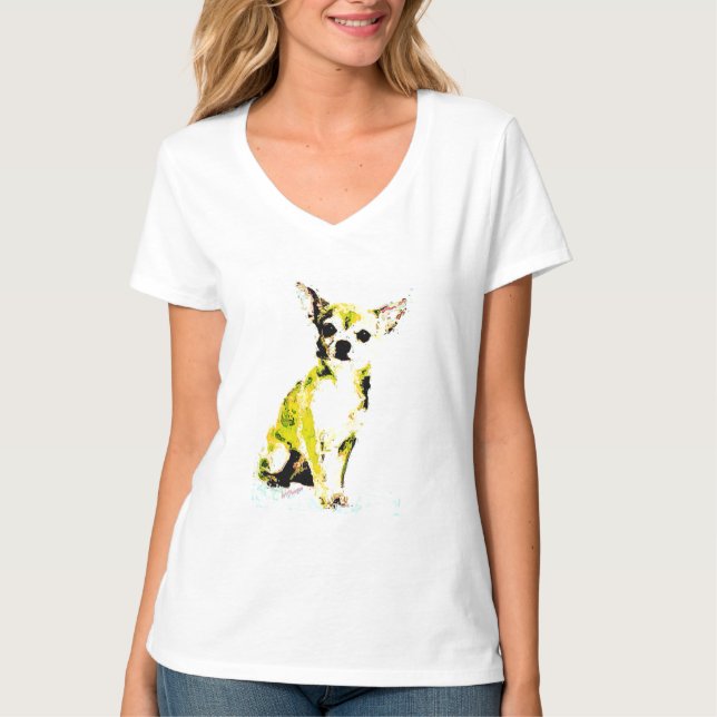 Camisa linda fresca de la chihuahua (Anverso)