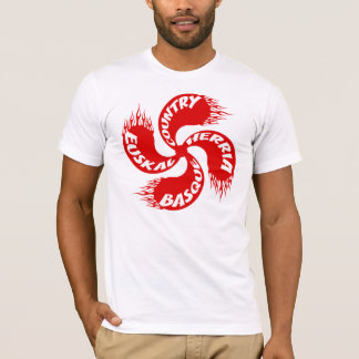 Camisa llameante cruzada vasca