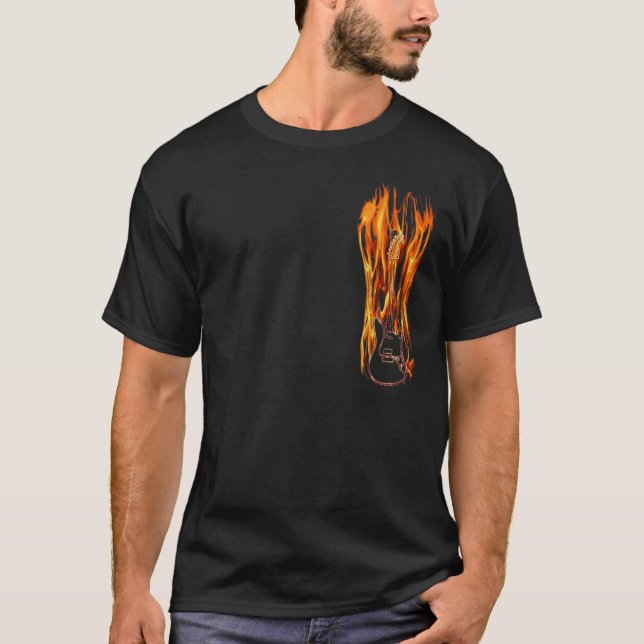 Camisa llameante de la guitarra (Anverso)