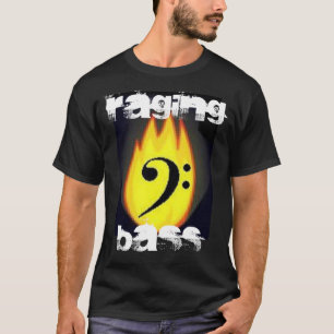 Camisa llameante del Clef bajo