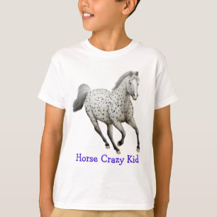 Camisa loca del niño del caballo del Appaloosa