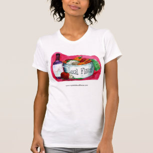 Camisa local del sabor del cristal