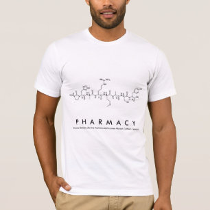 Camisa M del nombre del péptido de la farmacia