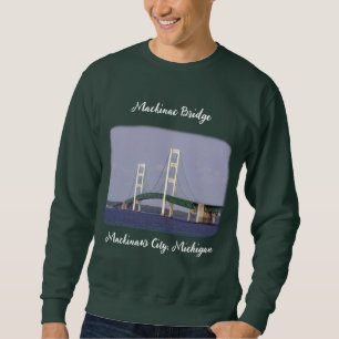Camisa Mackinac Bridge Mackinaw v2 con letras blan